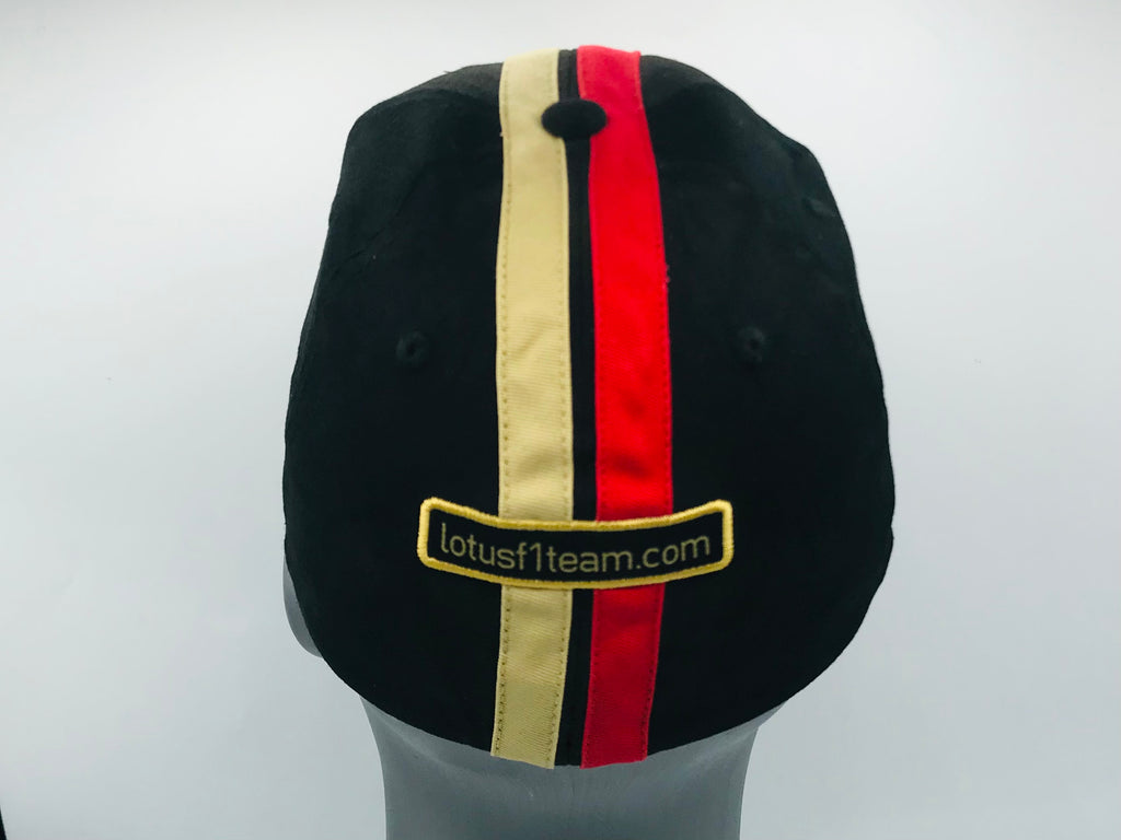 Lotus Formula One Team- Team  Cap Black/Red/Gold Brand New Official merchandise