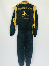 Load image into Gallery viewer, Lotus Rebellion Racing Le Mans Team 2013 ALMS Team Issue OMP 3-Layer FIA Standard 8856 Race Suit