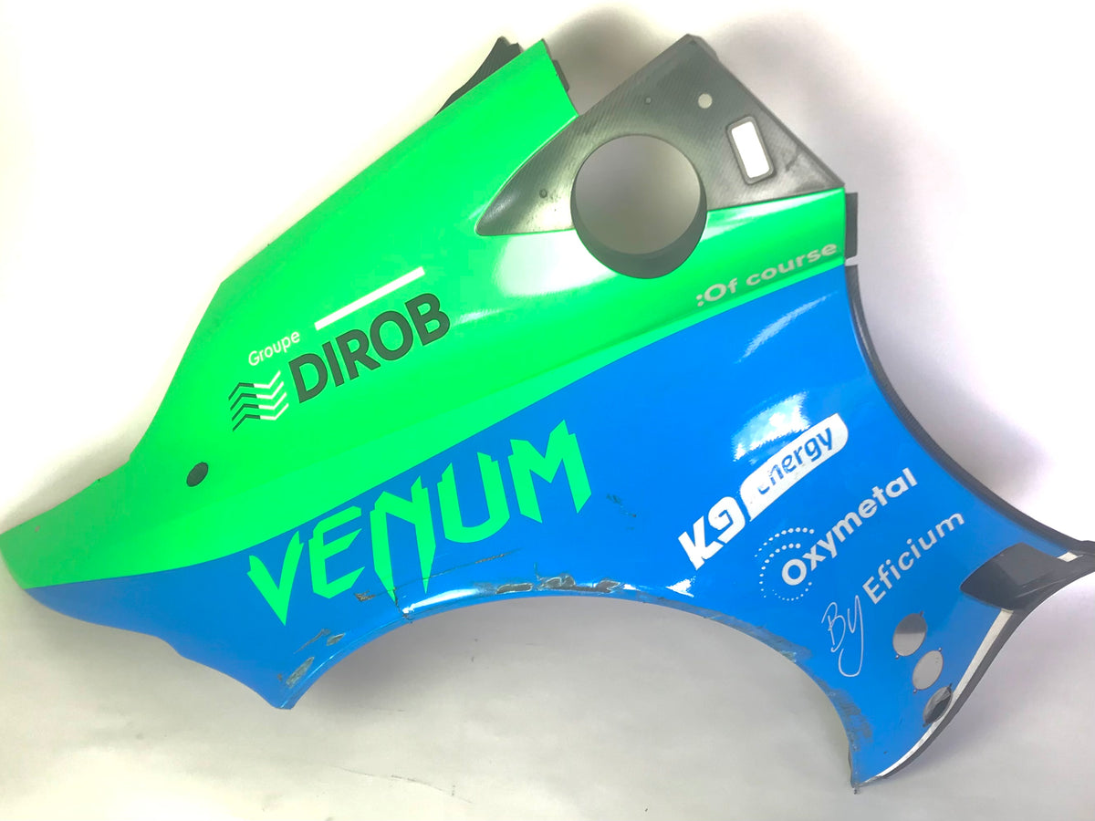 Aston Martin Racing LM GTE AM Aston Martin Vantage AMR TF Sport #72 2023 Le Mans Race Damaged Carbon Fibre Rear Quarter Panel - Pit-Lane Motorsport