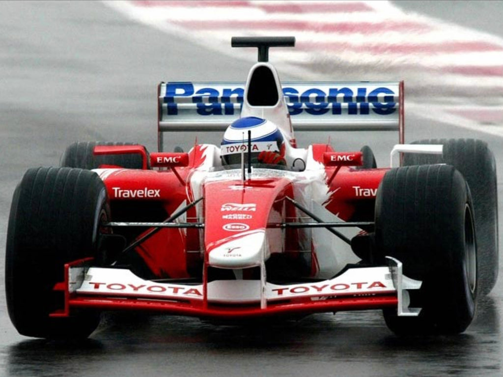 2002 TF102 Panasonics Toyota  Racing Formula One Team- Team Dual Drivers Ca Alan McNish Mika Salo Brand New Official Merchandise