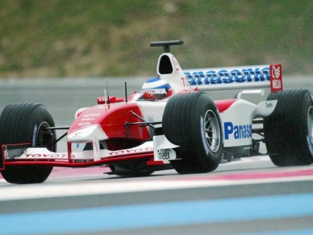 2002 TF102 Panasonics Toyota  Racing Formula One Team- Team Dual Drivers Ca Alan McNish Mika Salo Brand New Official Merchandise