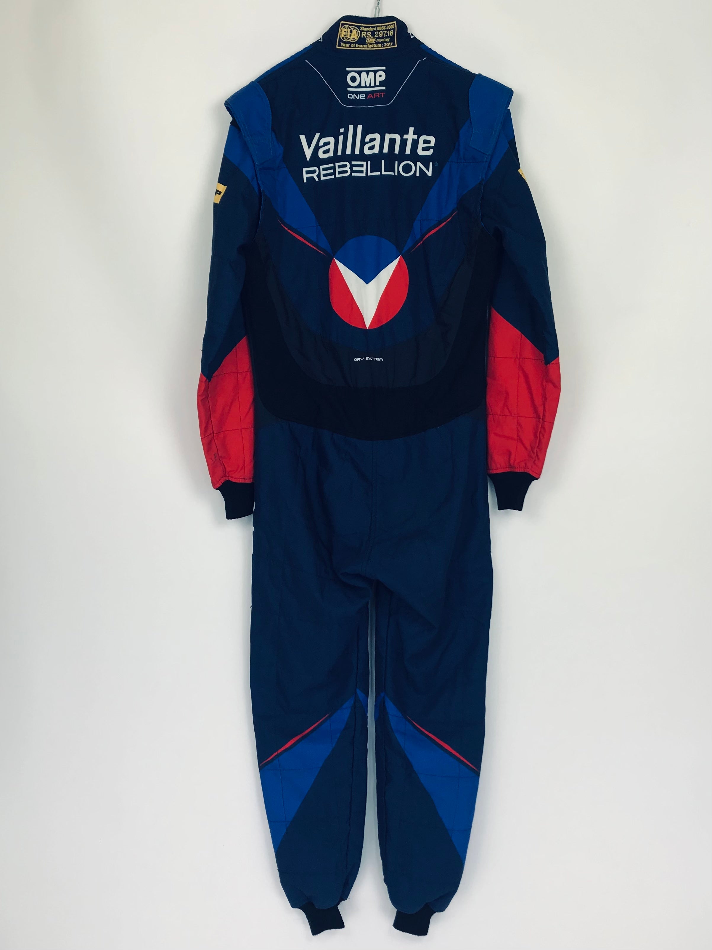 Rebellion Vaillante Racing t Le Mans Team 2017 Light Weight Team Issue OMP 3-Layer FIA Standard 8856 Race Suit - Pit-Lane Motorsport