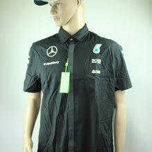 Load image into Gallery viewer, Hugo Boss Black Mercedes AMG Petronas Formula One Team Issue Managers Shirt. Brand New