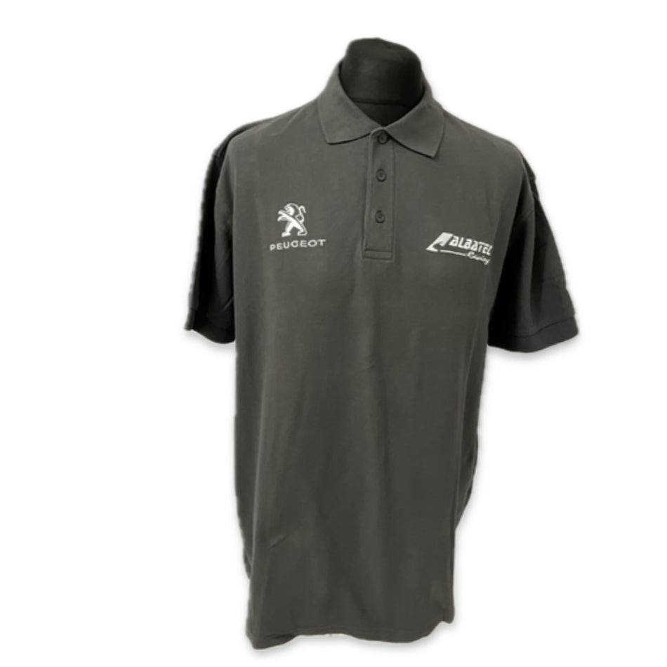 Peugeot Motorsport Rallycross Albatec Racing Team Issue Polo Shirt-Grey - Pit-Lane Motorsport