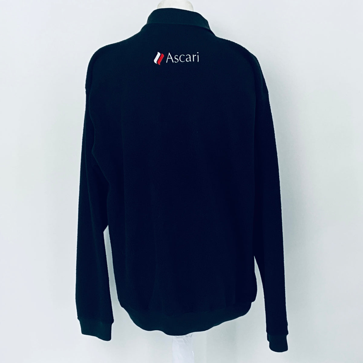 Authentic Team Ascari Motorsport Gt Championship Team Official Team Issue Fleece-Grey  back view