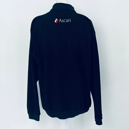 Authentic Team Ascari Motorsport Gt Championship Team Official Team Issue Fleece-Grey  back view