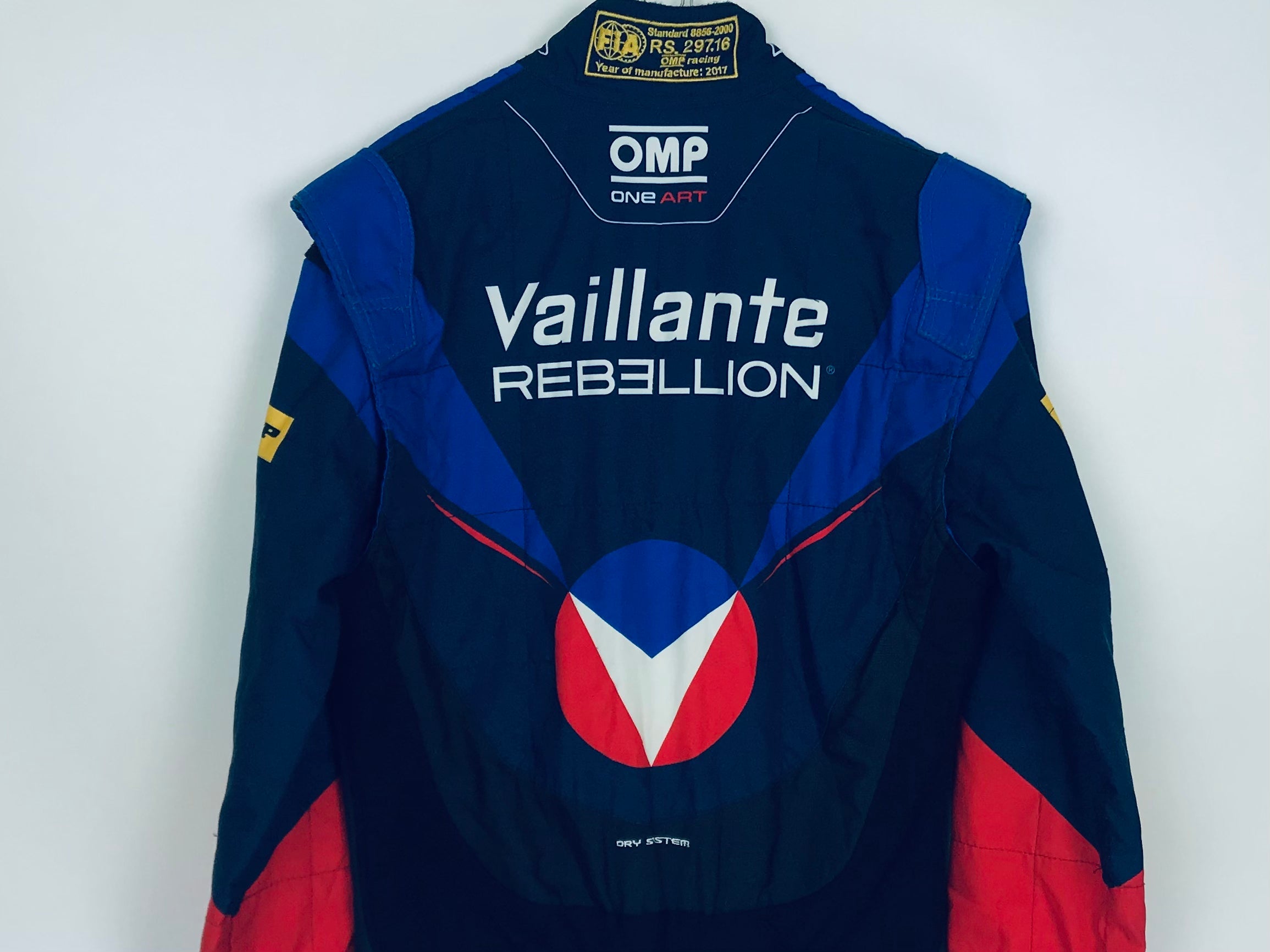 Rebellion Vaillante Racing t Le Mans Team 2017 Light Weight Team Issue OMP 3-Layer FIA Standard 8856 Race Suit - Pit-Lane Motorsport
