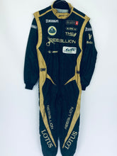 Load image into Gallery viewer, Lotus Rebellion Racing Le Mans Team 2013 Team Issue OMP 3-Layer FIA Standard 8856 Race Suit