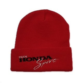 Team Honda Sport BTCC Team Issue Beanie Hat-Red