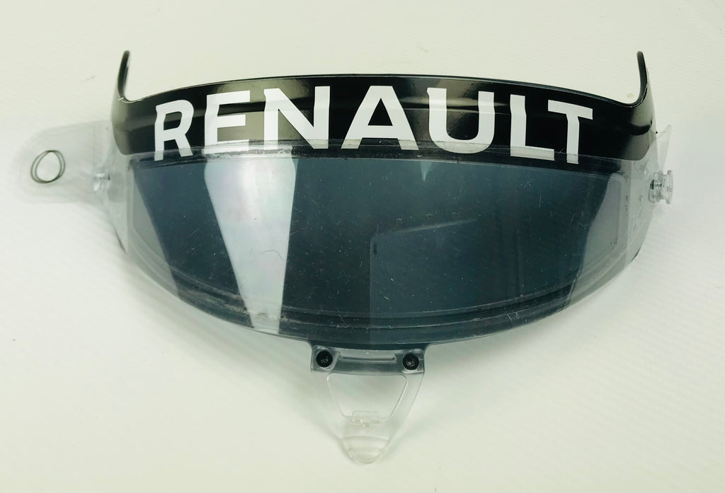 2019 Nico Hulkenberg Renault F1 Team Light Tinted Race Used Visor with Tear Off’s