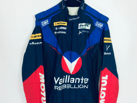 Rebellion Vaillante Racing t Le Mans Team 2017 Light Weight Team Issue OMP 3-Layer FIA Standard 8856 Race Suit - Pit-Lane Motorsport