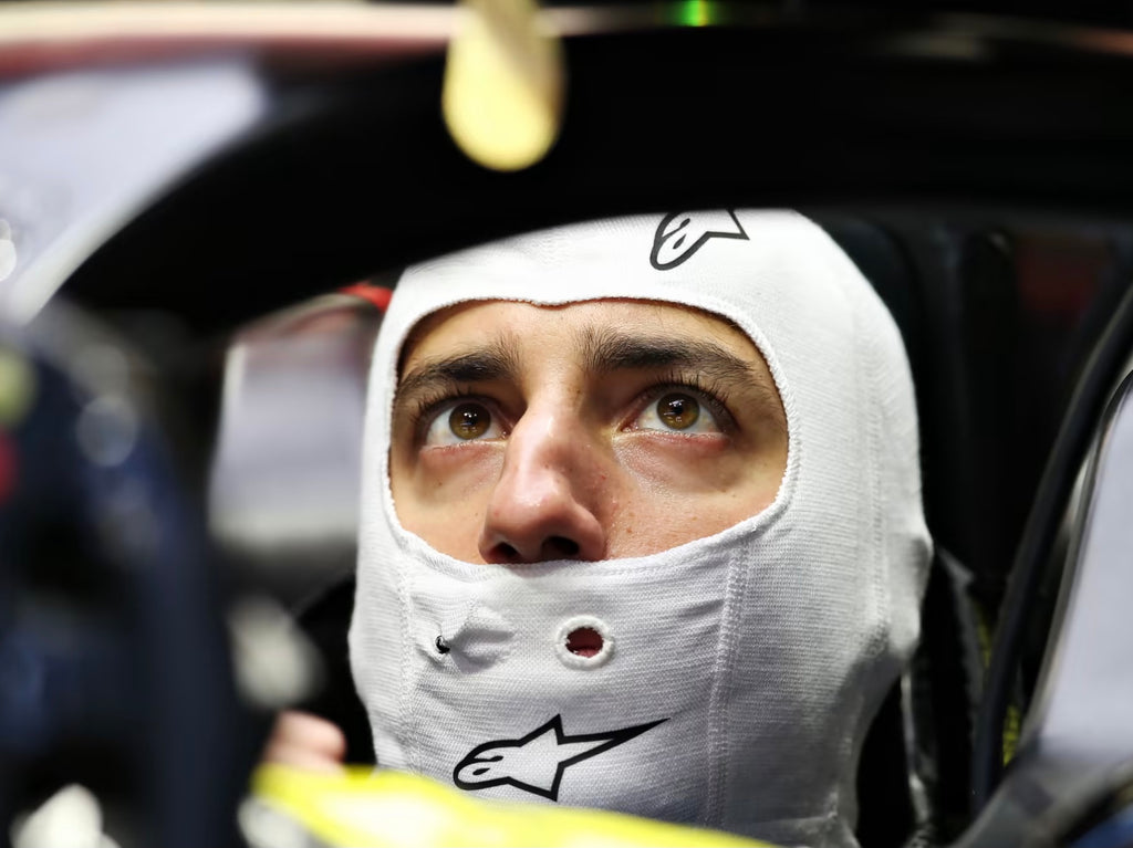 2020 Daniel Ricciardo Race Used Renault F1 Team Alpinestars Nomex Balaclava