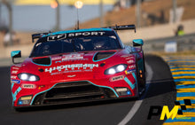 Load image into Gallery viewer, Aston Martin Racing LM GTE AM Aston Martin Vantage AMR OMAN Racing with TF Sport #95 Race Damaged Carbon Fibre Rear Quarter Panel