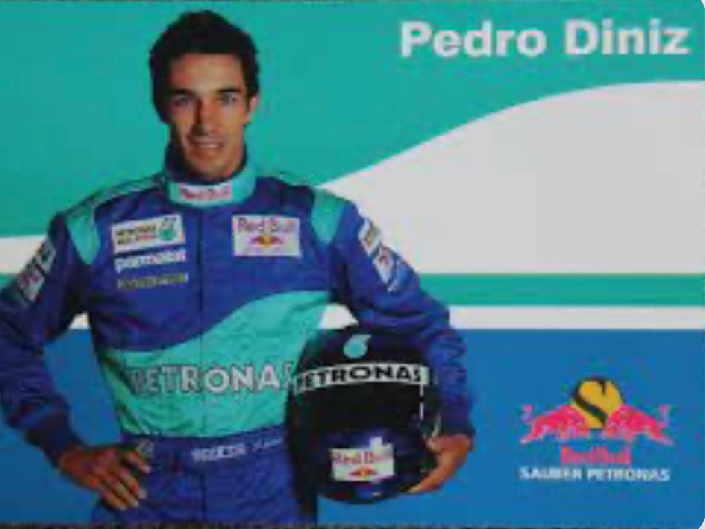 Pedro Diniz Driver Cap Red bull Sauber Petronas Formula One Team Brand new official Merchandise