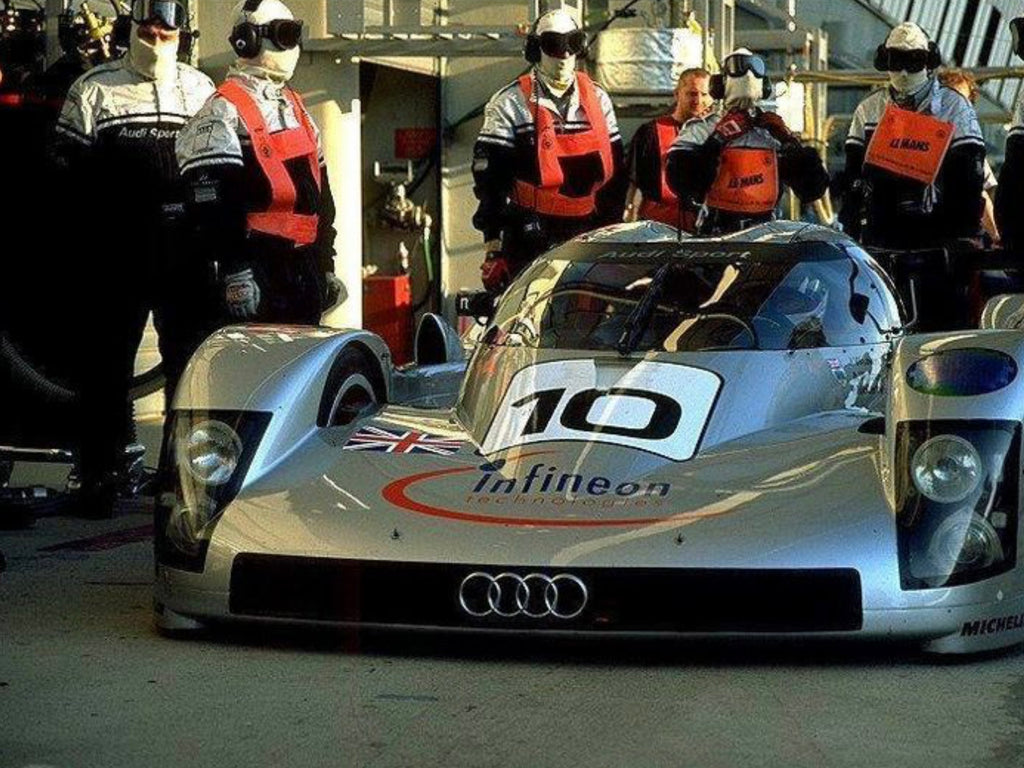 1999 Audi Sport UK Le Mans Team 24 Hour Race Used Mechanics Pit Crew  Stand 21 Suit.