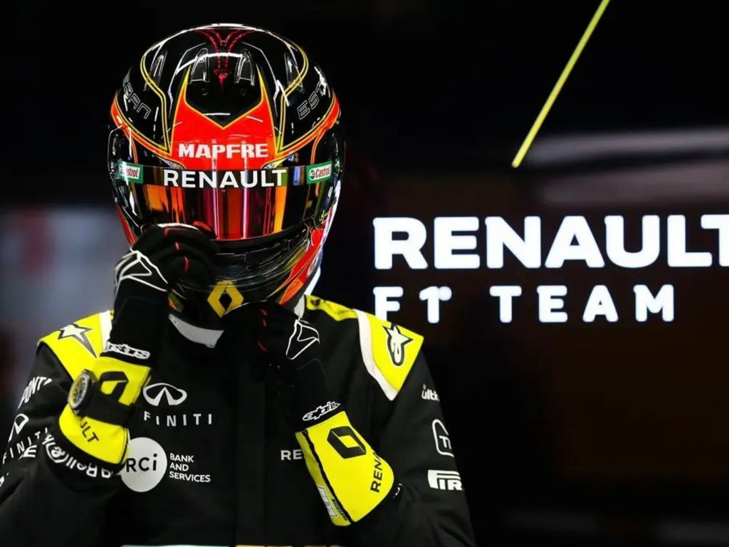 2020Esteban Ocon Renault F1 Team Light Tinted Race Used Visor