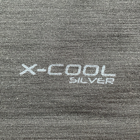 Text 'X-COOL SILVER' on a textured gray background