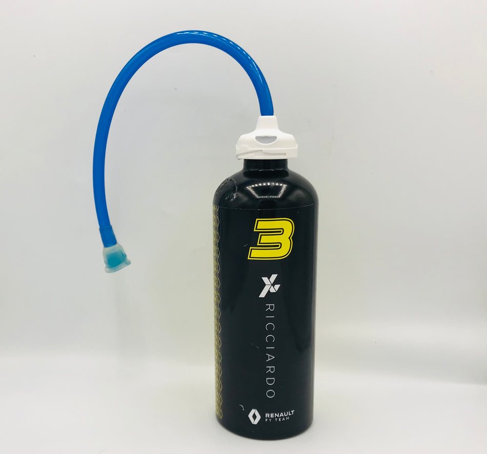 2020 Daniel Ricciardo Race Used Renault Formula One Team Aluminium Grid Drinks Bottle - Pit-Lane Motorsport