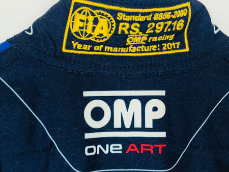 Rebellion Vaillante Racing t Le Mans Team 2017 Light Weight Team Issue OMP 3-Layer FIA Standard 8856 Race Suit - Pit-Lane Motorsport