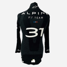 Load image into Gallery viewer, 2021 Esteban Ocon Alpine F1 Team Alpinestars Race Used Nomex Top