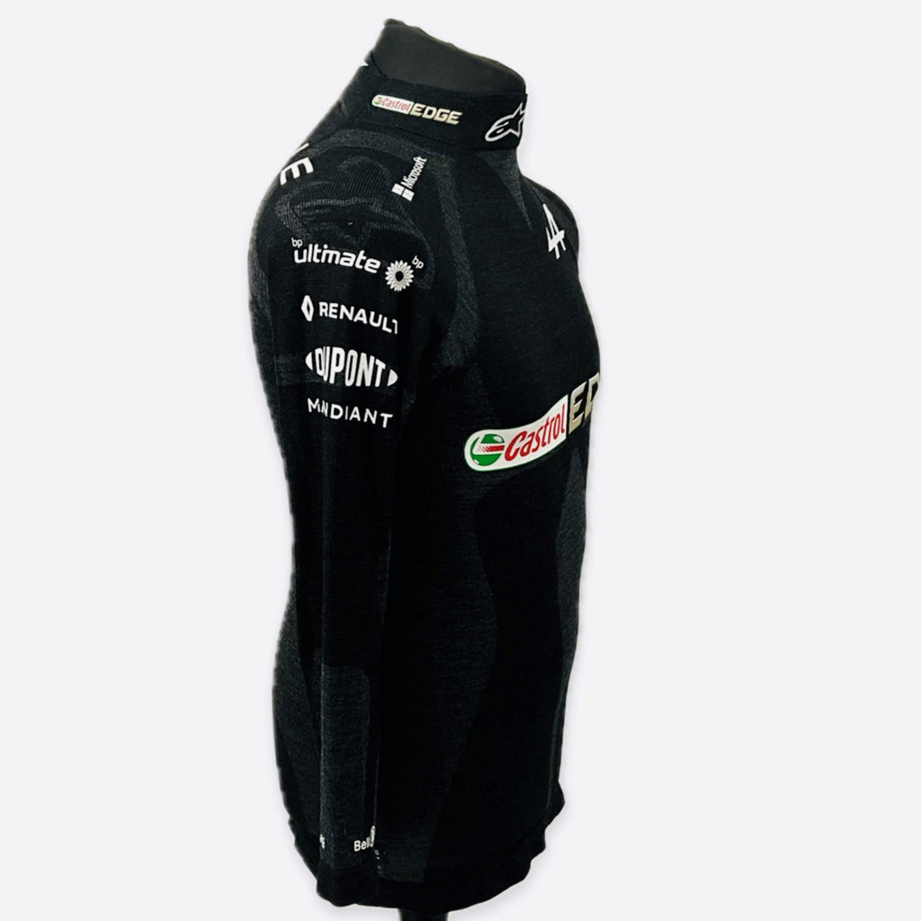 2021 Esteban Ocon Alpine F1 Team Alpinestars Race Used Nomex Top