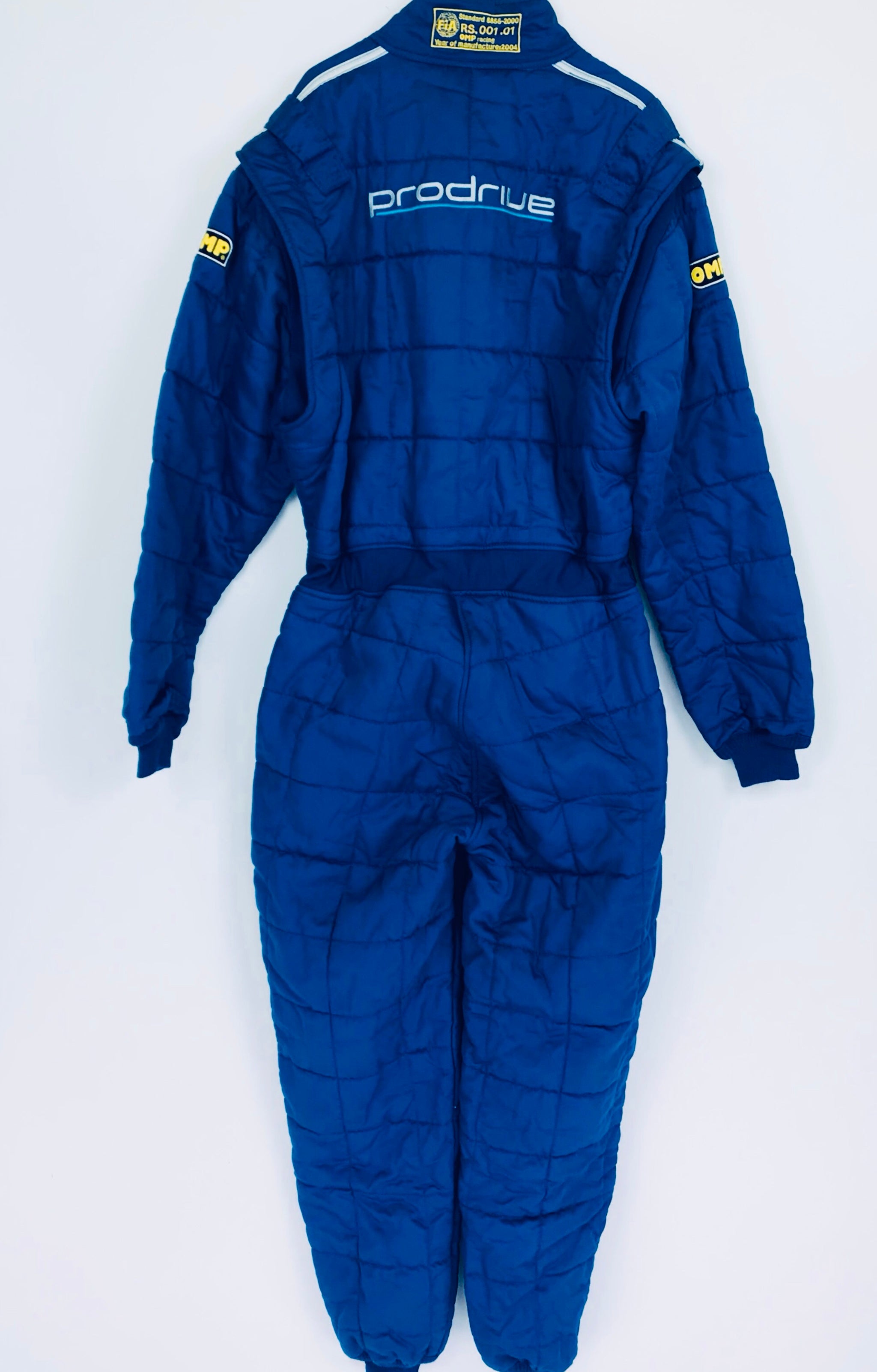 Prodrive Blue WRC Team OMP FIA Standard 8856-2000 Race Suit Brand New - Pit-Lane Motorsport
