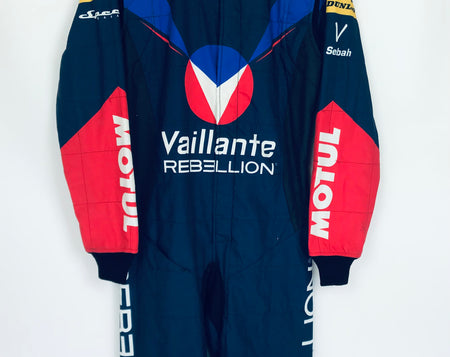Rebellion Vaillante Racing t Le Mans Team 2017 Light Weight Team Issue OMP 3-Layer FIA Standard 8856 Race Suit - Pit-Lane Motorsport