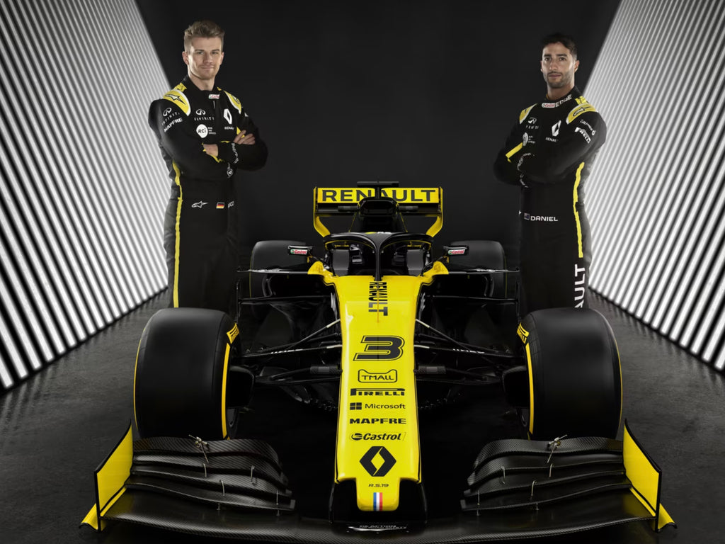 2019 R.S.19 Renault Formula One Team Official Merchandise Team Drivers Cap Daniel Ricciardo & Carlos Sainz Jnr