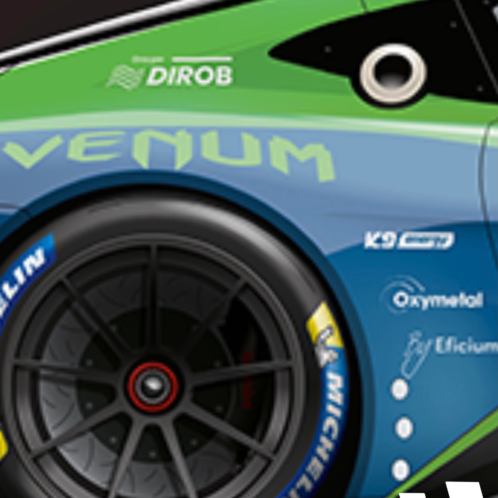 Aston Martin Racing LM GTE AM Aston Martin Vantage AMR TF Sport #72 2023 Le Mans Race Damaged Carbon Fibre Rear Quarter Panel - Pit-Lane Motorsport