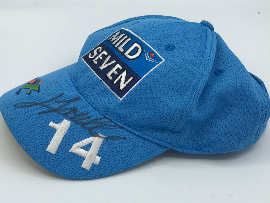 Jarno Trulli Hand Signed Renault F1 Formula One Team- Drivers Cap - Pit-Lane Motorsport