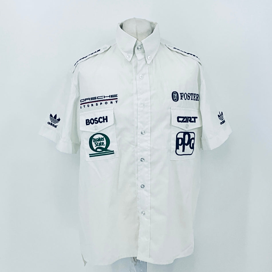 Original 1988 Porsche 2708 Quaker State CART Team Issue Pit Crew Race Day Shirt – IndyCar Motorsport Memorabilia - Pit-Lane Motorsport
