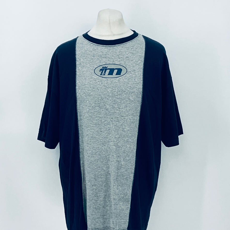 Original 1990s Minardi F1 Official Merchandise T-Shirt Blue & Grey Vintage Formula 1 - Pit-Lane Motorsport