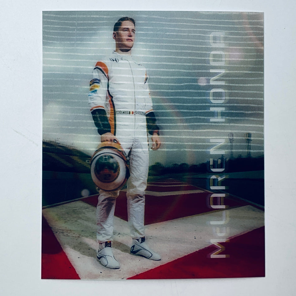 Official Stoffel Vandoorne McLaren Honda 3DDriver Card 2017 – Team Issued F1 Memorabilia - Pit-Lane Motorsport