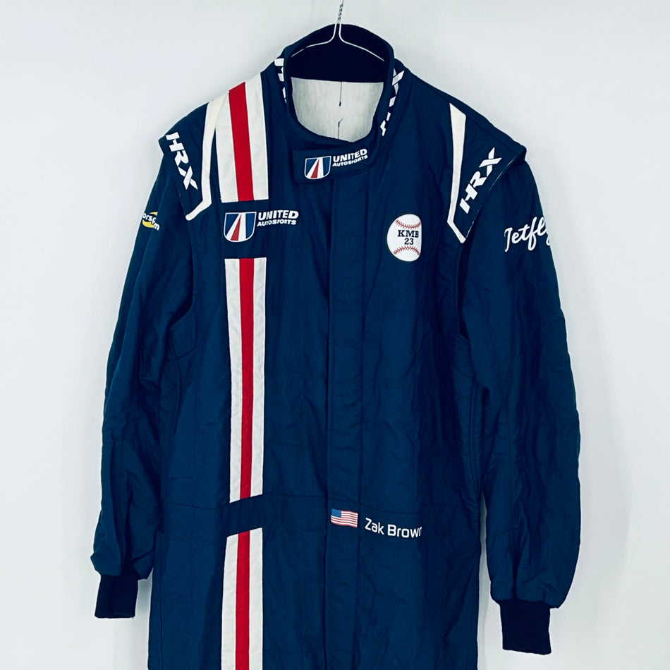 2017 United Autosports Zak Brown Race Used HRX Race Suit – Genuine Team Issue - Pit-Lane Motorsport
