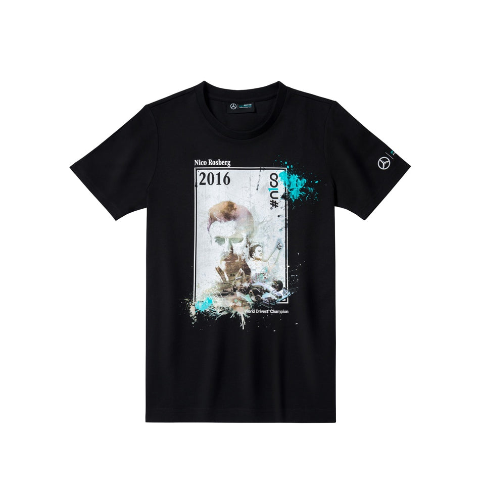 Mercedes-AMG Petronas F1 Team Nico Rosberg 2016 World Champion T-Shirt