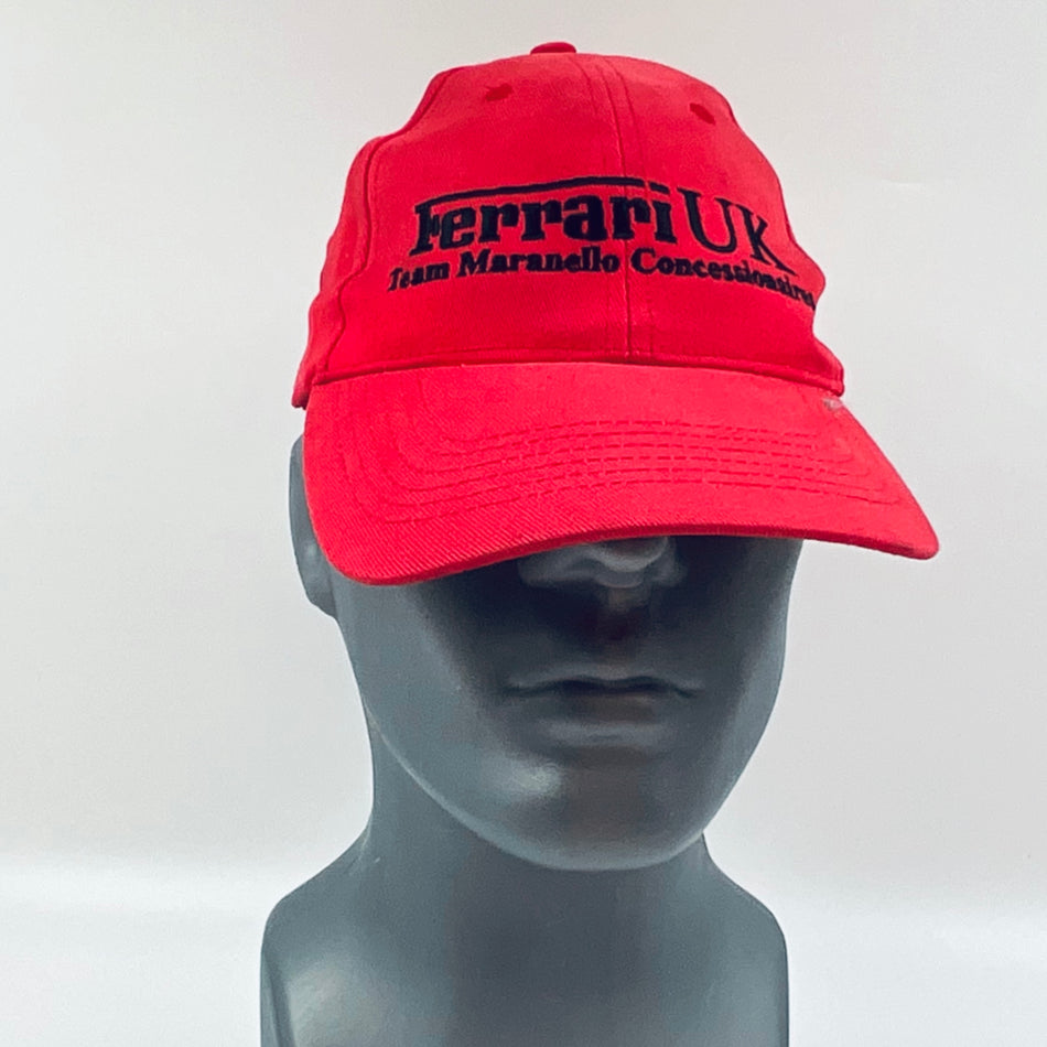 Official Ferrari UK Team Maranello Cap British GT Cap-Red
