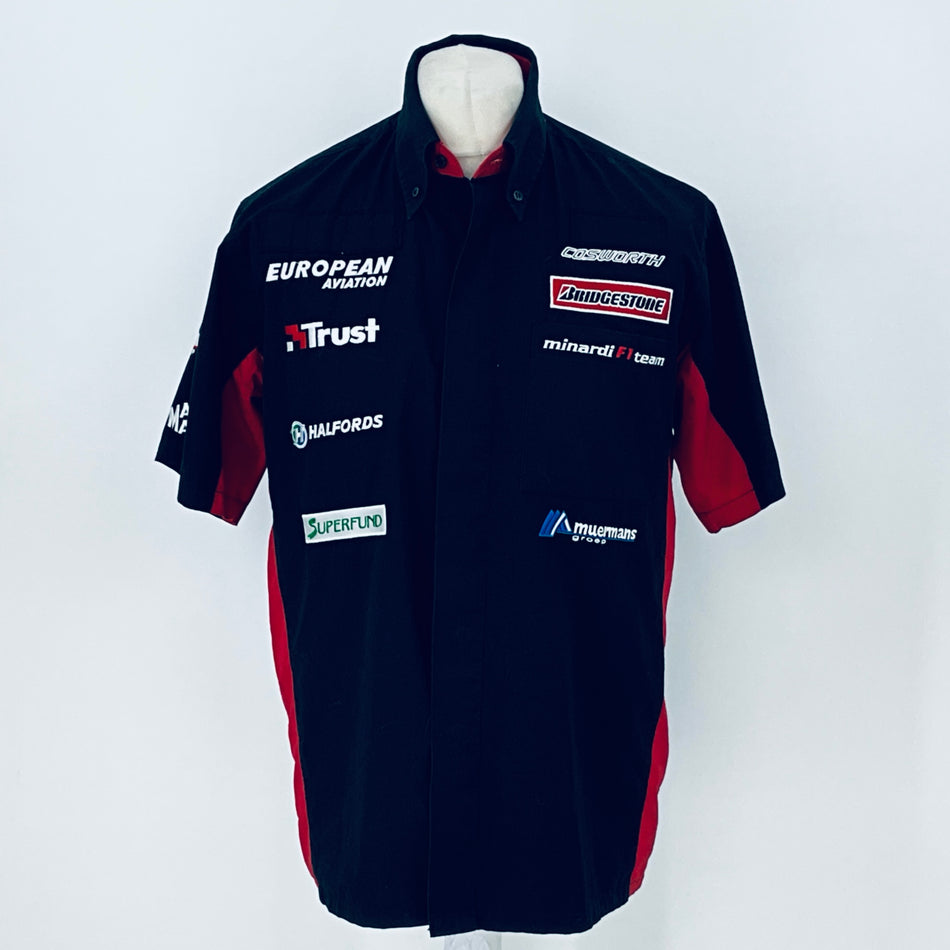 Vintage Minardi Cosworth F1 Team-Team Issued Pit Crew Shirt