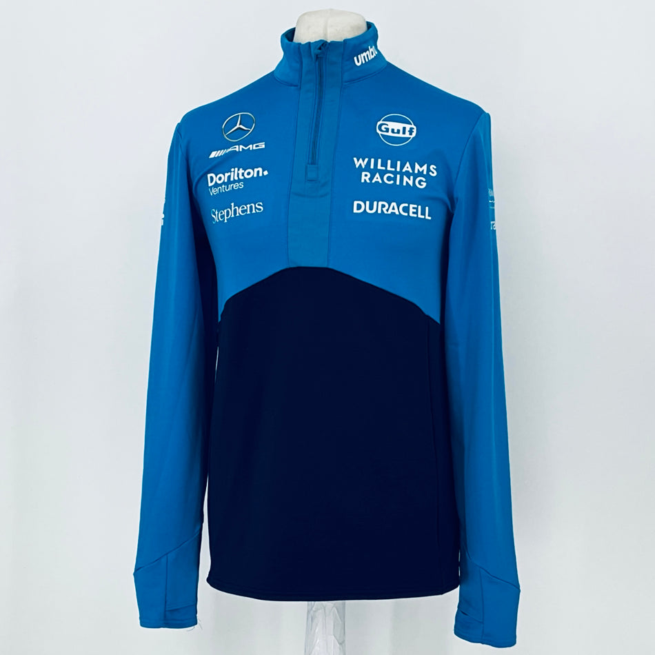 Williams F1 Team Team Issued 1/4-Zip Mid-Layer by Umbro – Ex-Mechanic