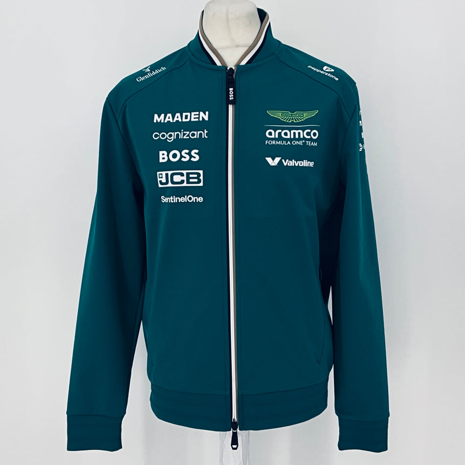 Aston Martin Aramco F1 Team Team Issued Hugo Boss Gore-Tex Bomber Jacket – Brand New