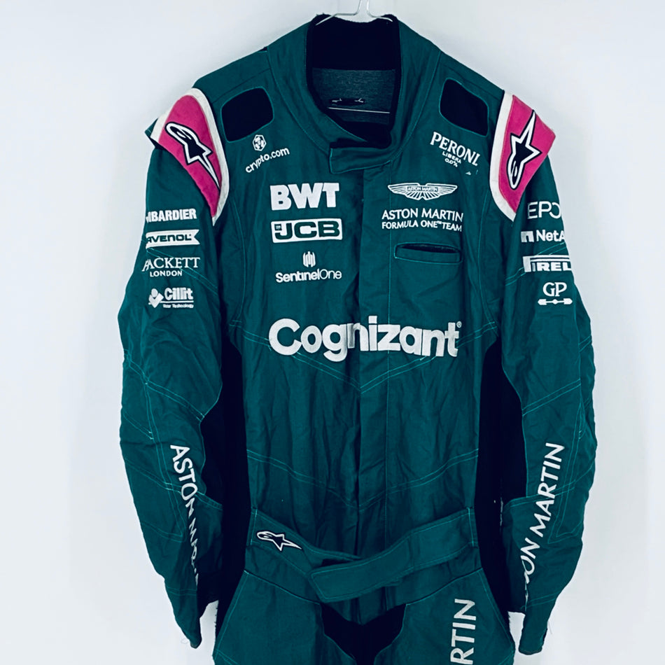 Aston Martin CognizantF1 Team 2021 F1 Team Pit Crew Pit-Stop Suit-Late Season