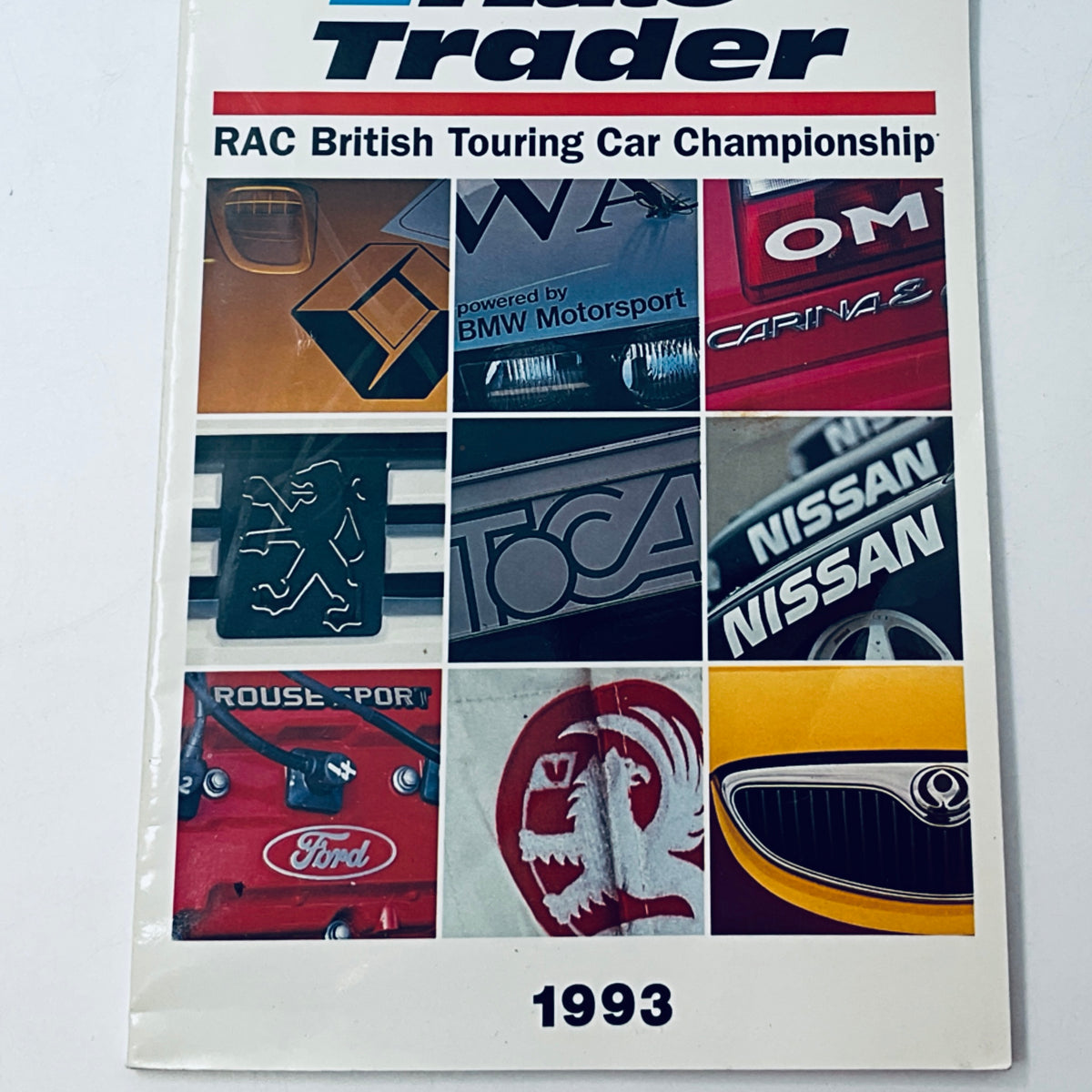 1993 Auto Trader RAC British Touring Car Championship calendar cover