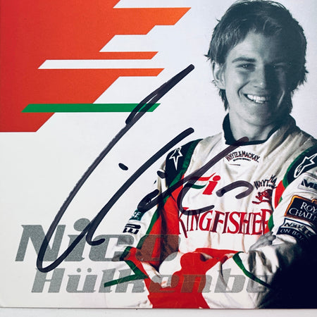 Original 2012 Force India F1 Team Nico Hülkenberg Hand Signed Official Driver Card – With COA - Pit-Lane Motorsport