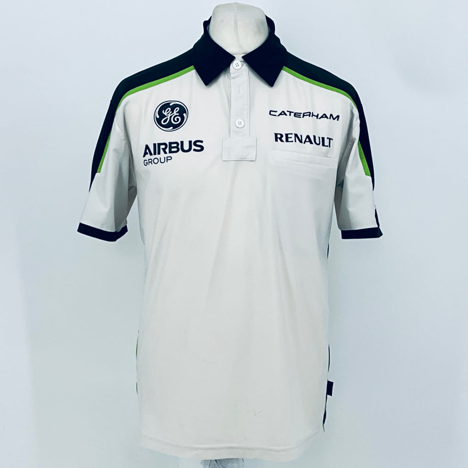 Genuine 2014 Caterham F1 Team Official Team Polo Shirt – Ex Team Member
