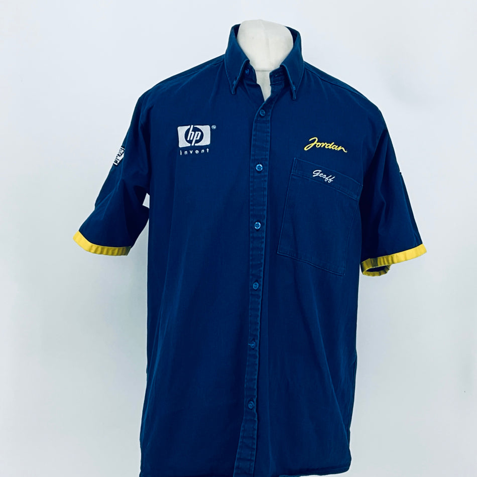 Jordan F1 Team 2000 Mugen Honda C10 Shirt – Geoff Banks – HP F1 Hospitality – Rare