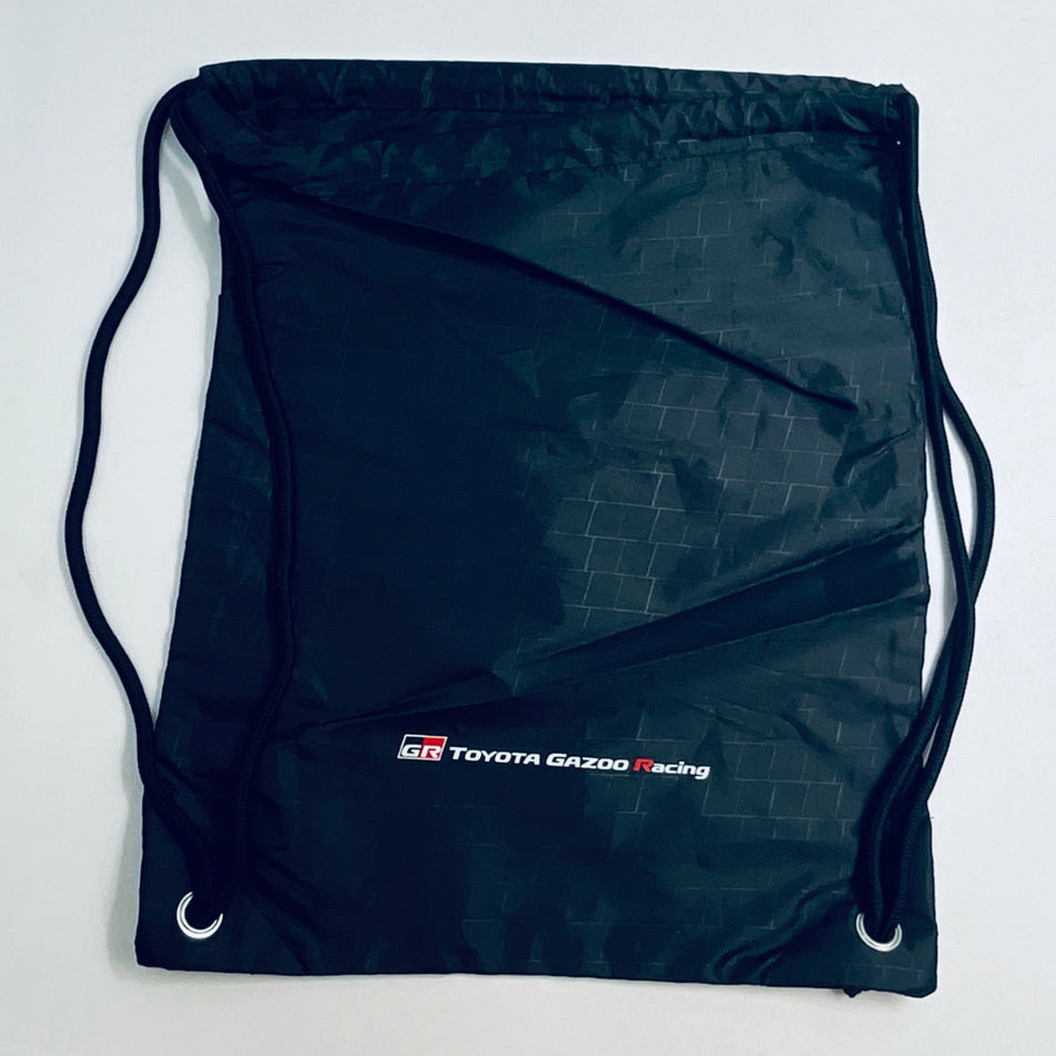 GR Toyota Gazoo Le Mans Team Official Merchandise Drawstring Bag-Black - Pit-Lane Motorsport