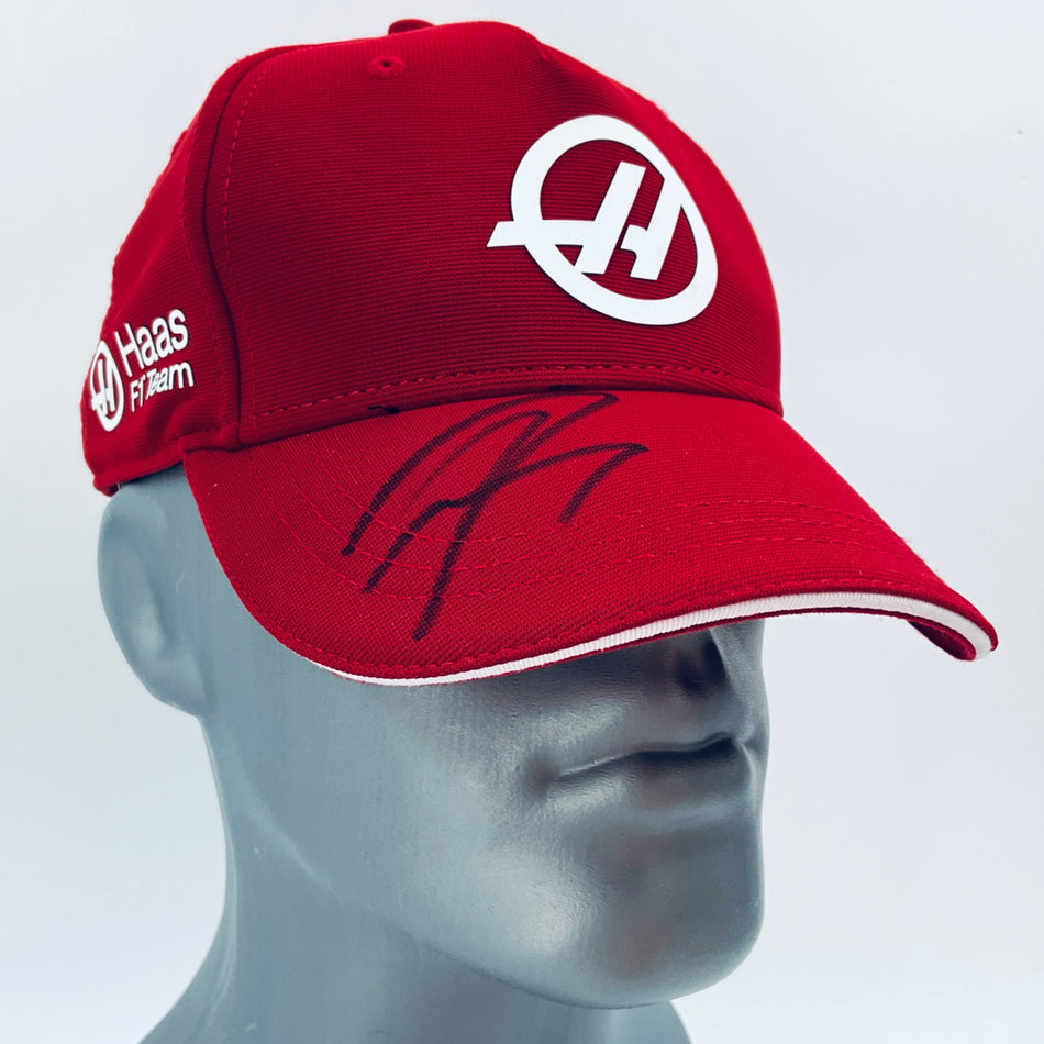 Kevin Magnussen  Hand Signed Official 2023 Haas F1 Team Cap-Red