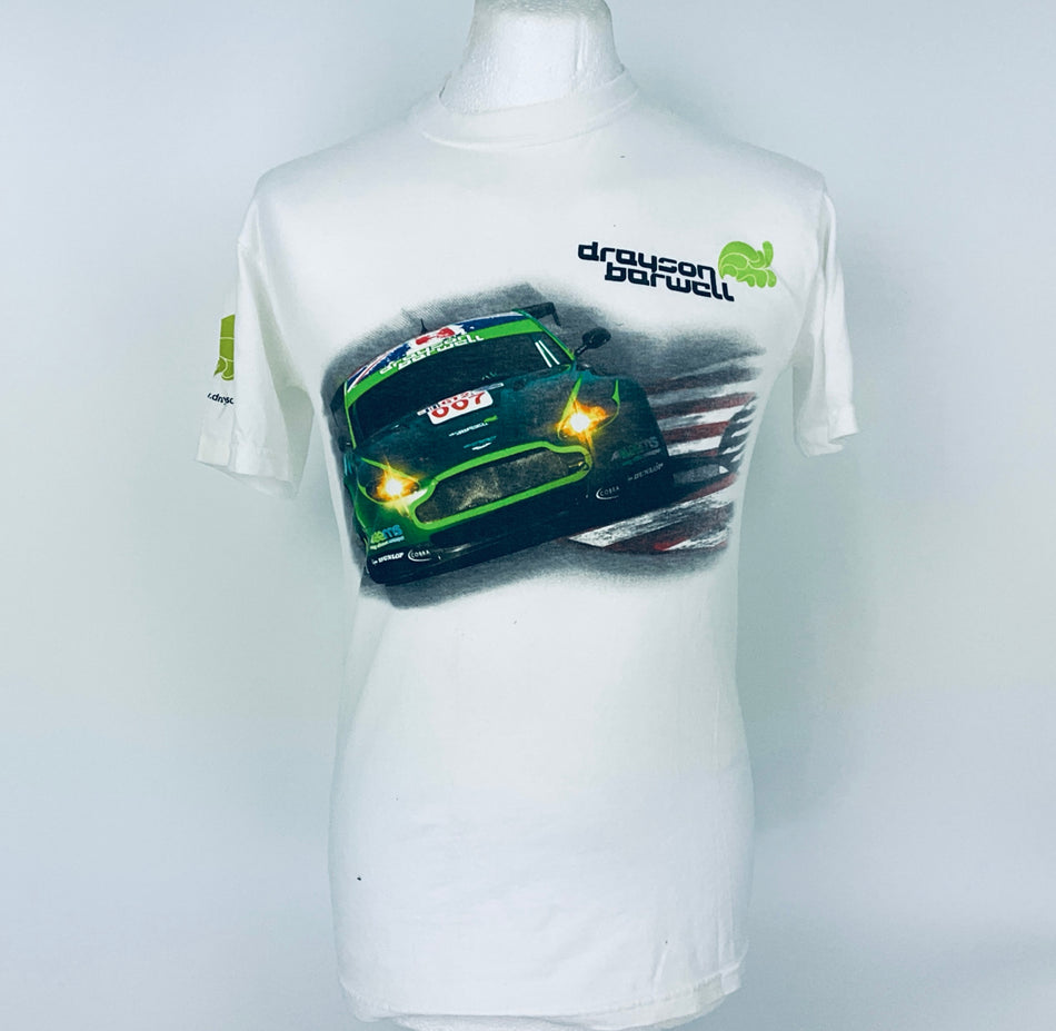 007 Drayson Racing Aston Martin Racing Le Mans Team Official Merchandise T-Shirt-Kids