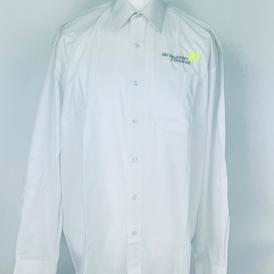 Team Issue Drayson Racing Aston Martin Racing Le Mans Team Managers Shirt-White