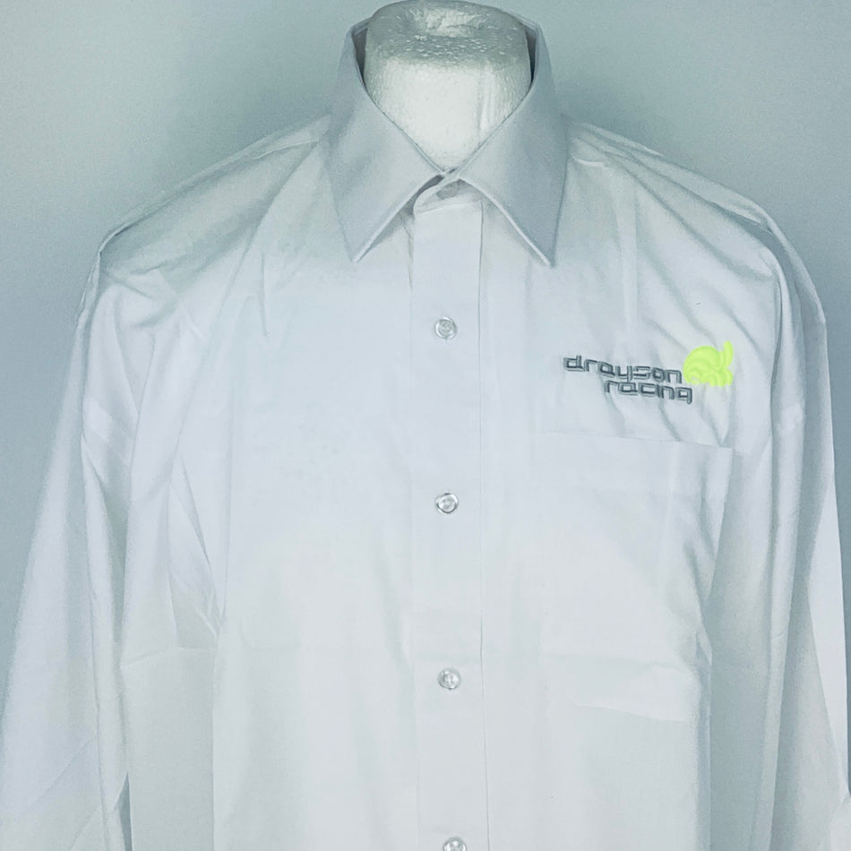 Team Issue Drayson Racing Aston Martin Racing Le Mans Team Managers Shirt-White