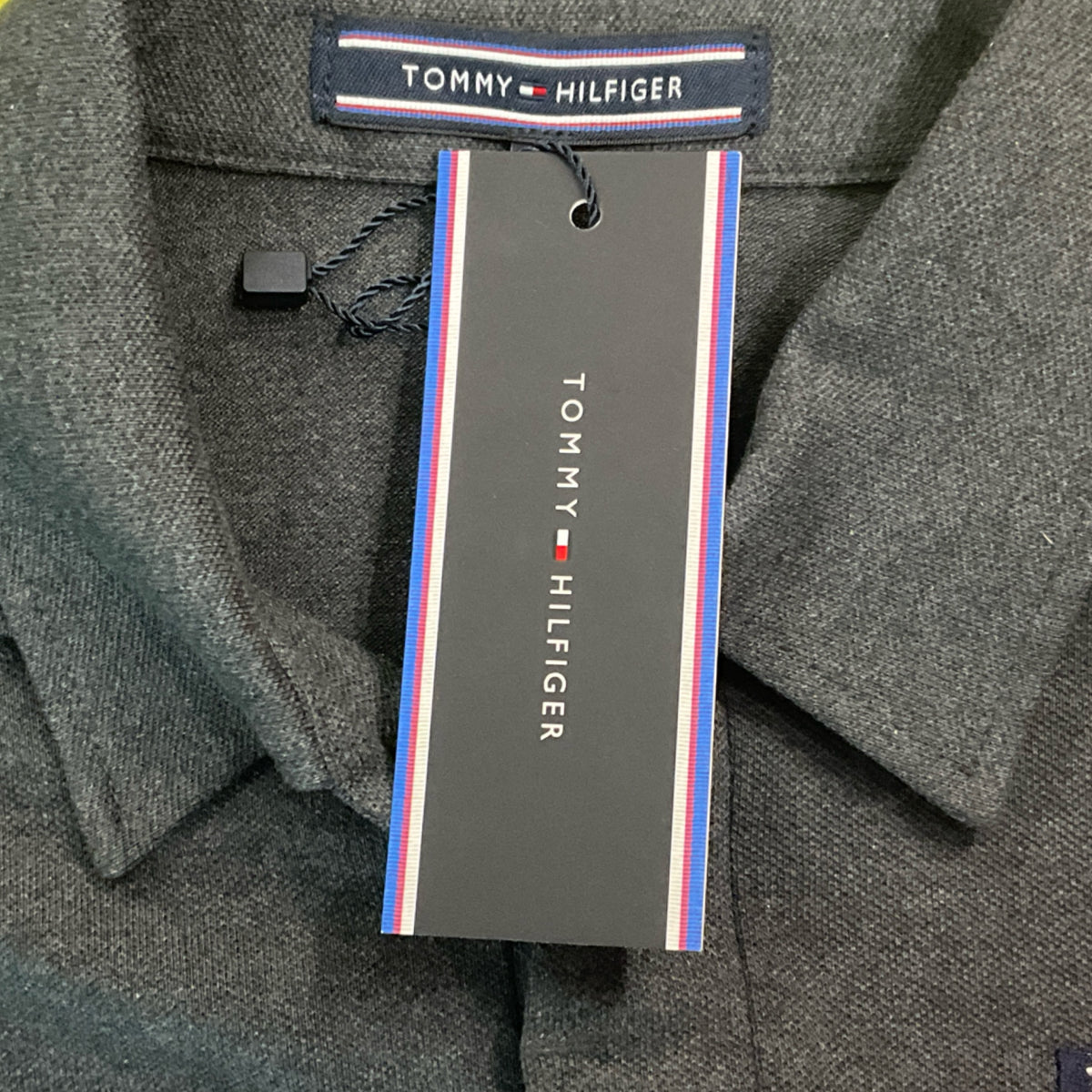 Team Issue Mercedes AMG Petronas Formula One Team Polo Shirt-Tommy Hilfiger Grey - Pit-Lane Motorsport
